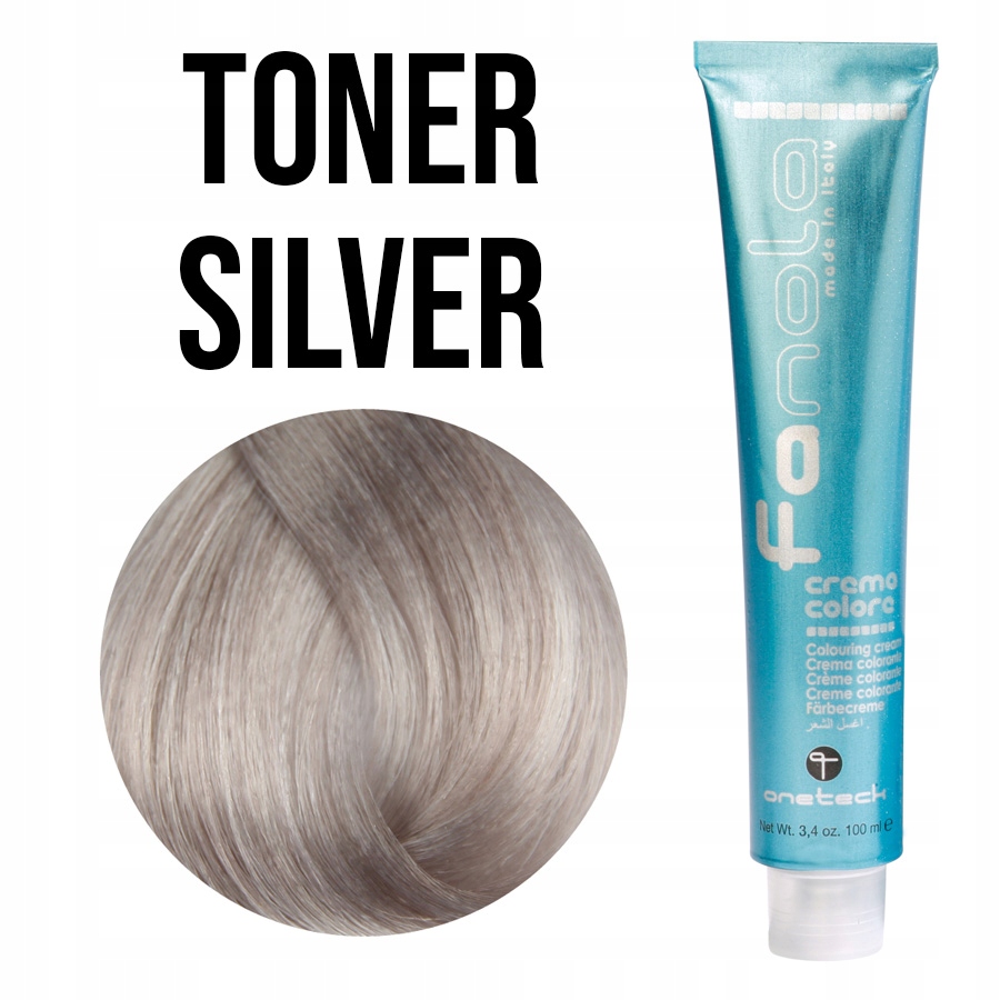 

Fanola Toner Silver Colore Farba Do Włosów 100ML