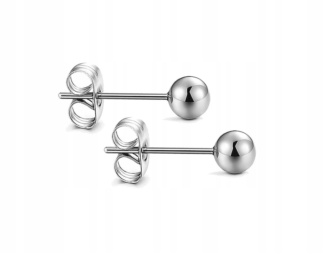 

Srebrne Kolczyki Kulki Kuleczki Małe 4mm SREBRO925