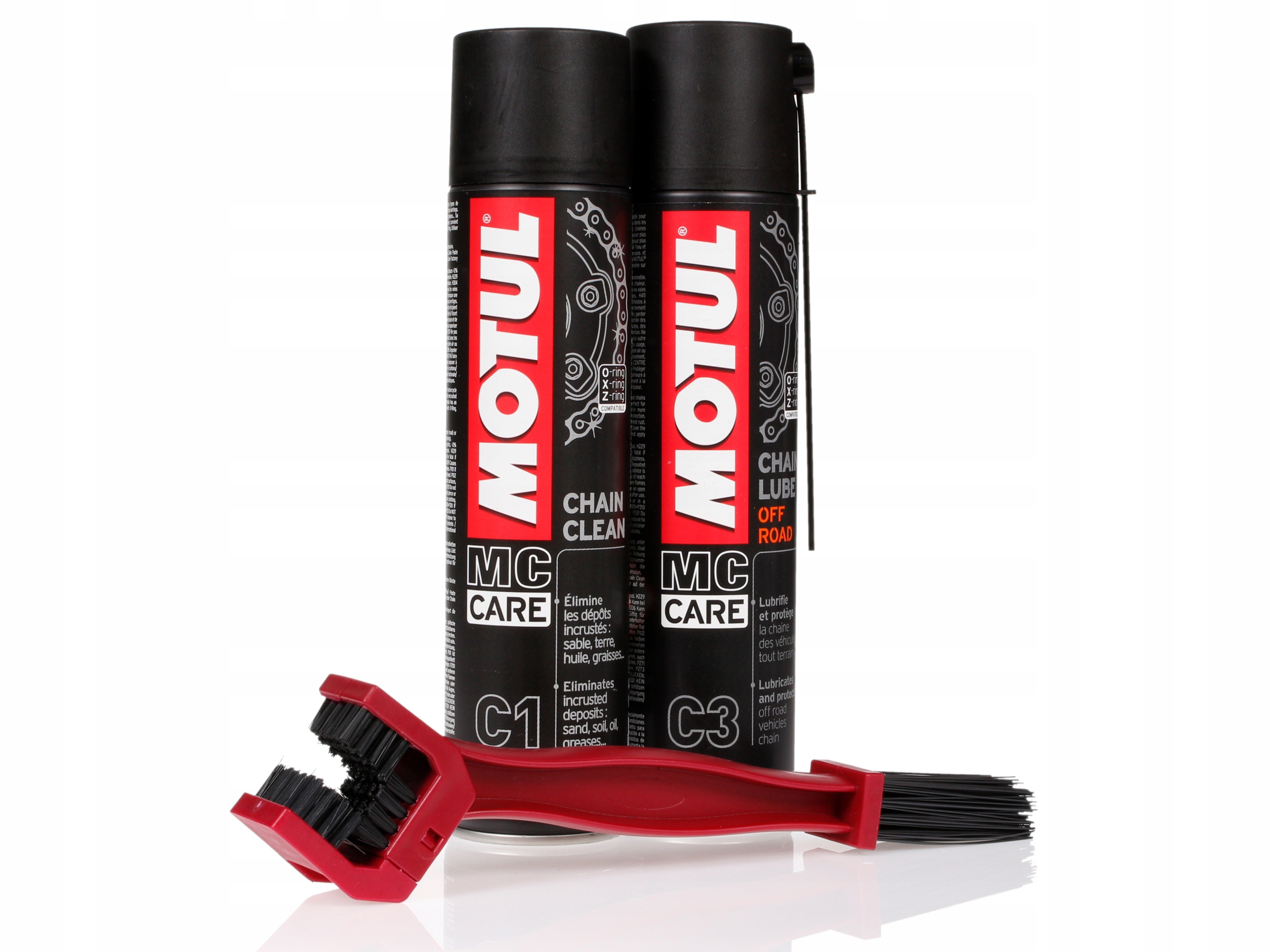

Zestaw Do Łańcuchów Motul C3 Off Road C1+Szczotka