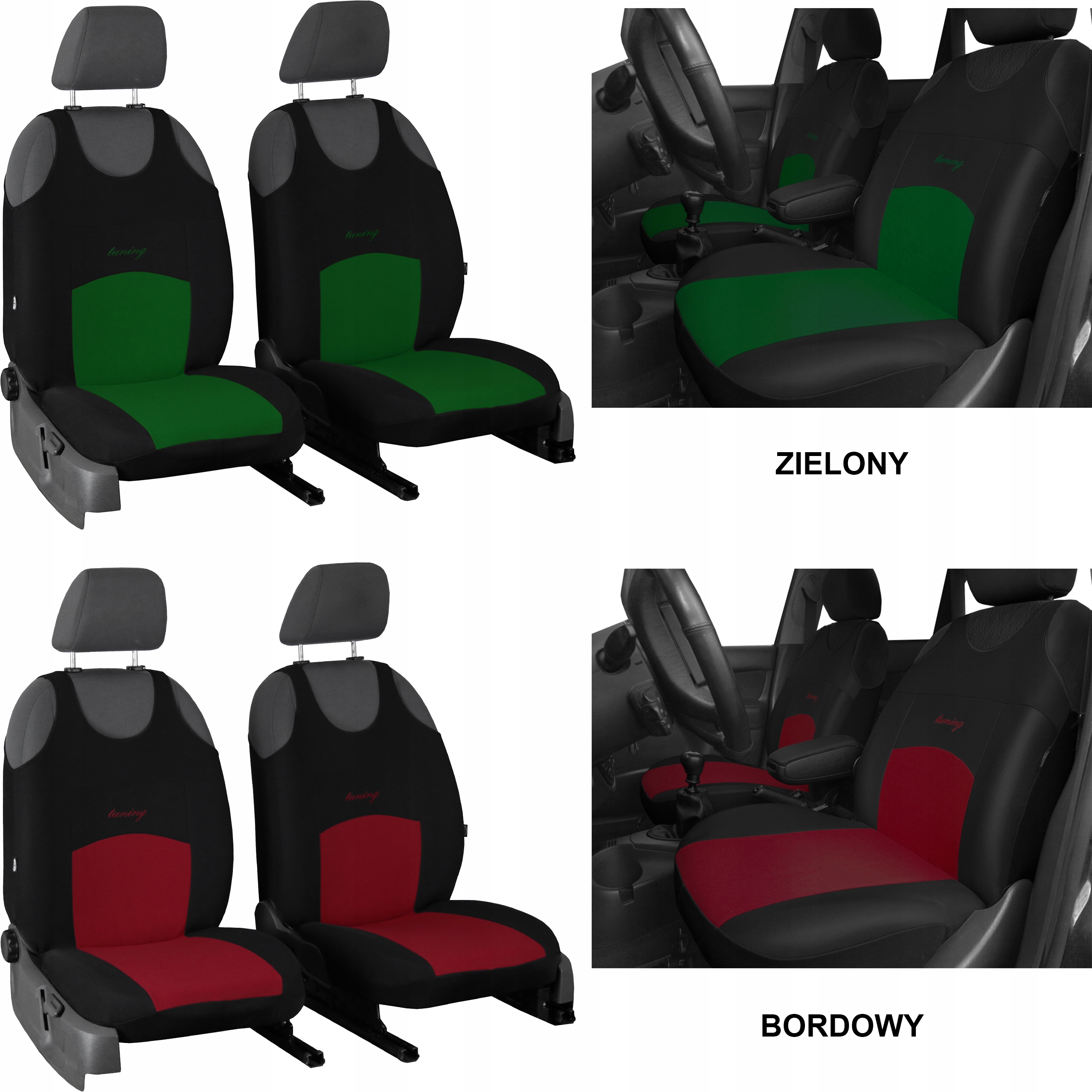 KOSZULKI SAMOCHODOWE do LAND ROVER FREELANDER Przeznaczenie przednie fotele