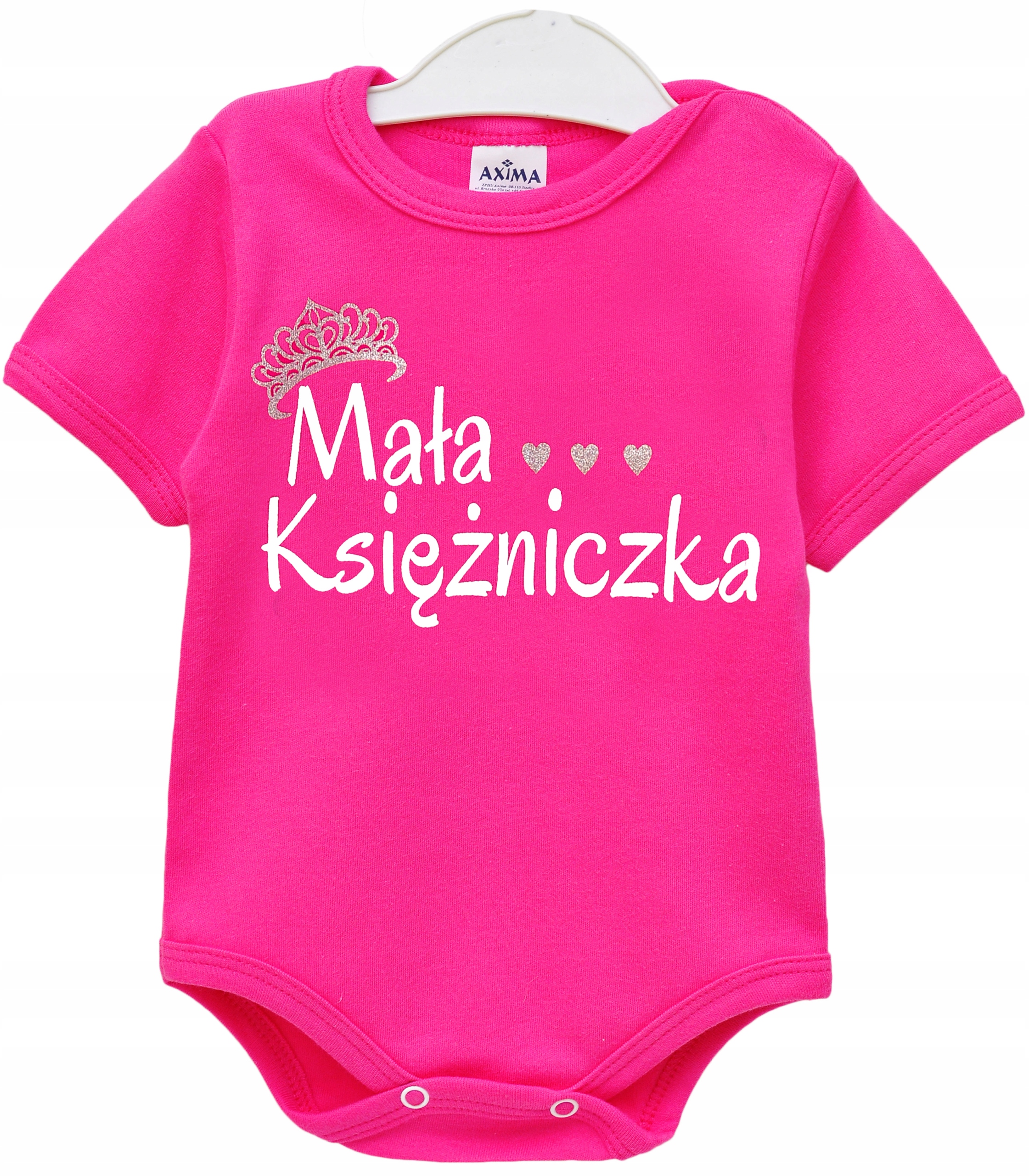 

Body z krótkim rękawem Mała Księżniczka r. 56