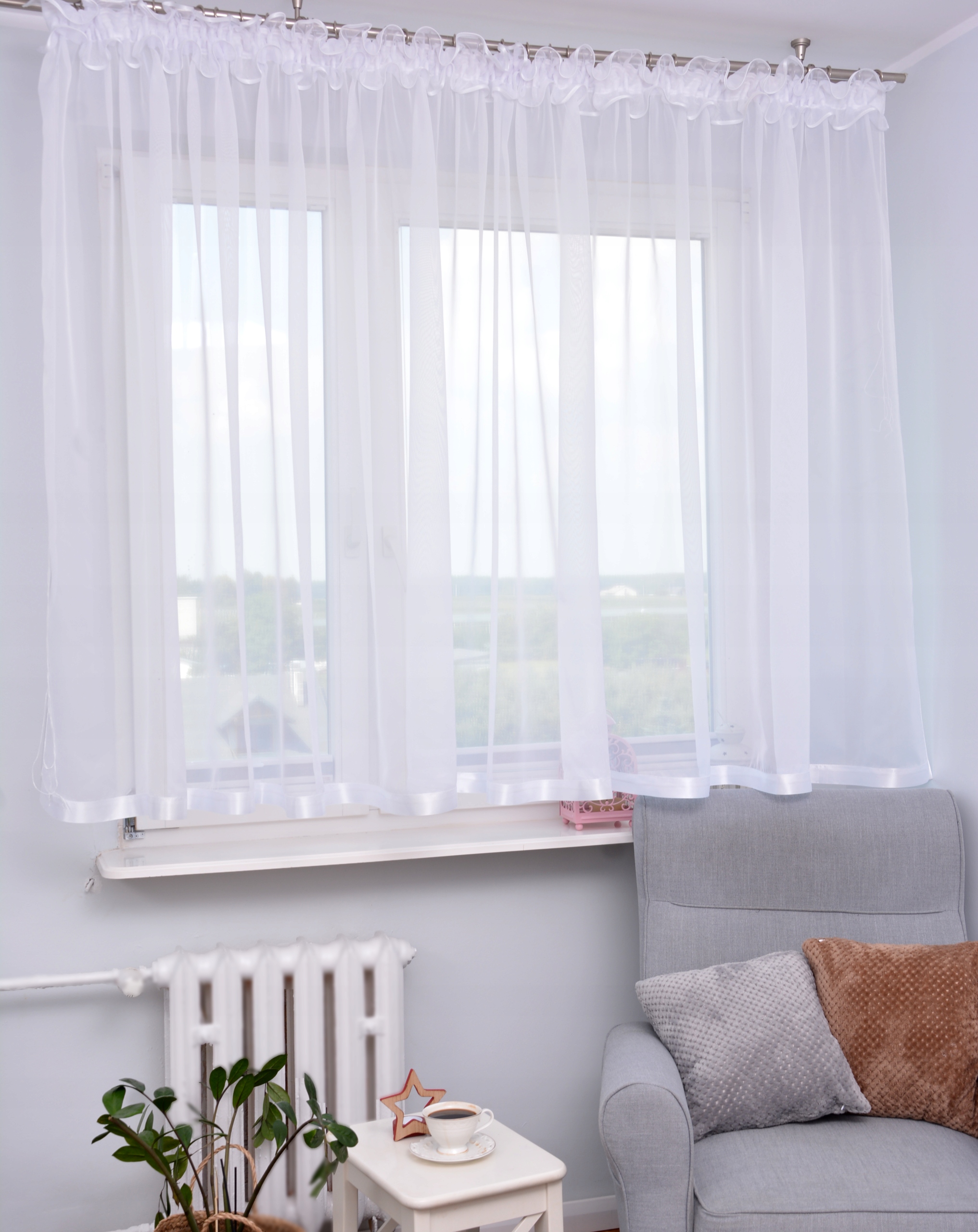 FIRANA GOTOWA 600x150 LAMÓWKA PROSTA Wzór gładki