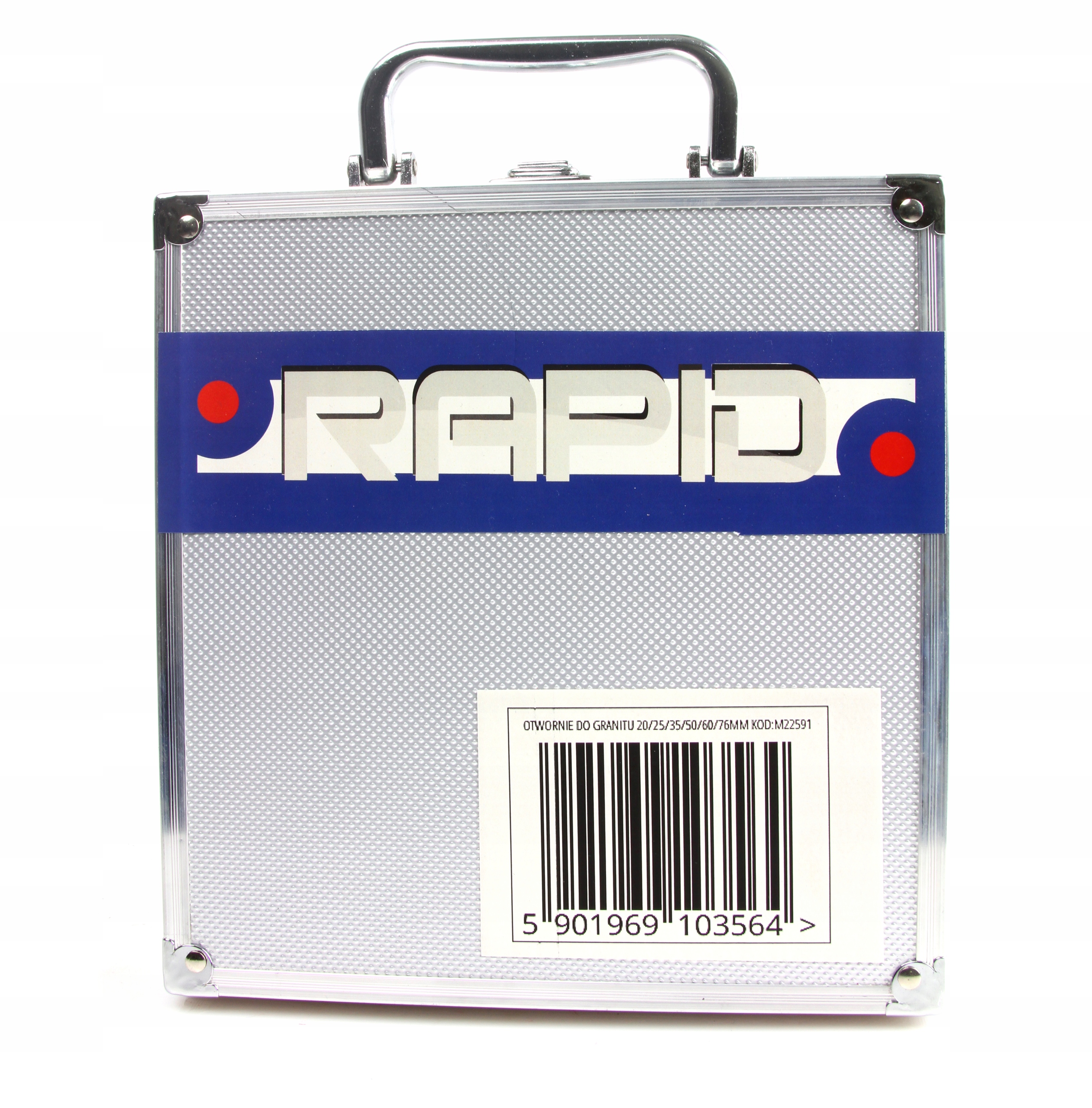 ZESTAW OTWORNIC DIAMENTOWYCH GRESU M14 + WALIZKA Średnica 76 mm