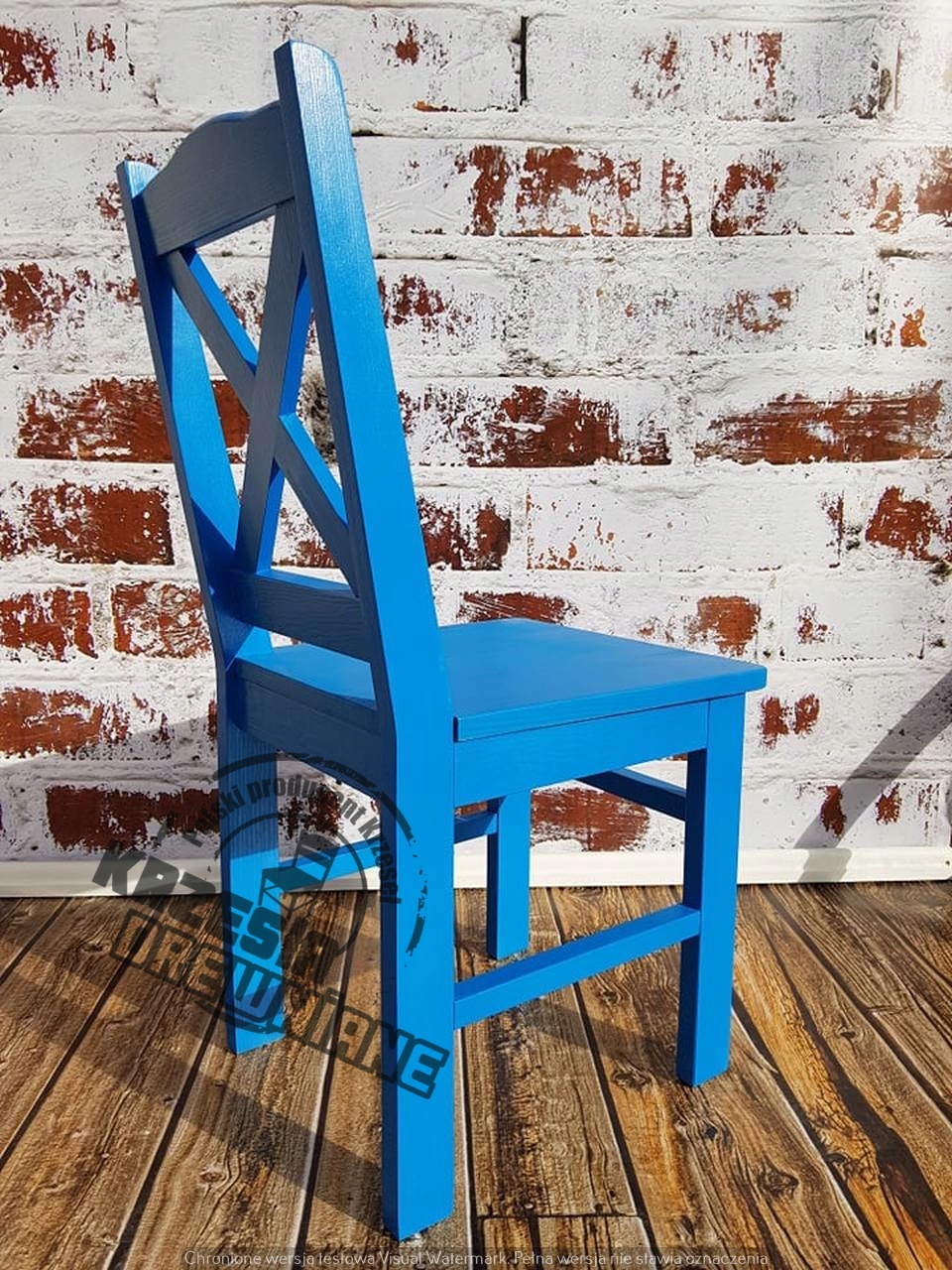 Krzesło ,Taboret , Stołek z Drewna Litego - NOWOŚĆ Wysokość mebla 10 cm