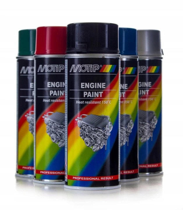 Lakier Do Malowania Silników Motip 400 ml Spray