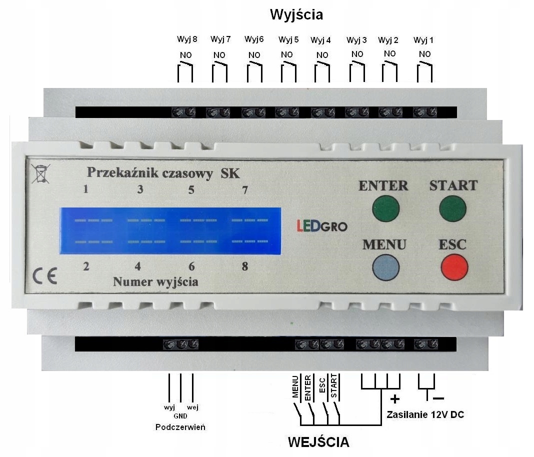 Sterownik oświetlenia stołów bilardowych Marka SK