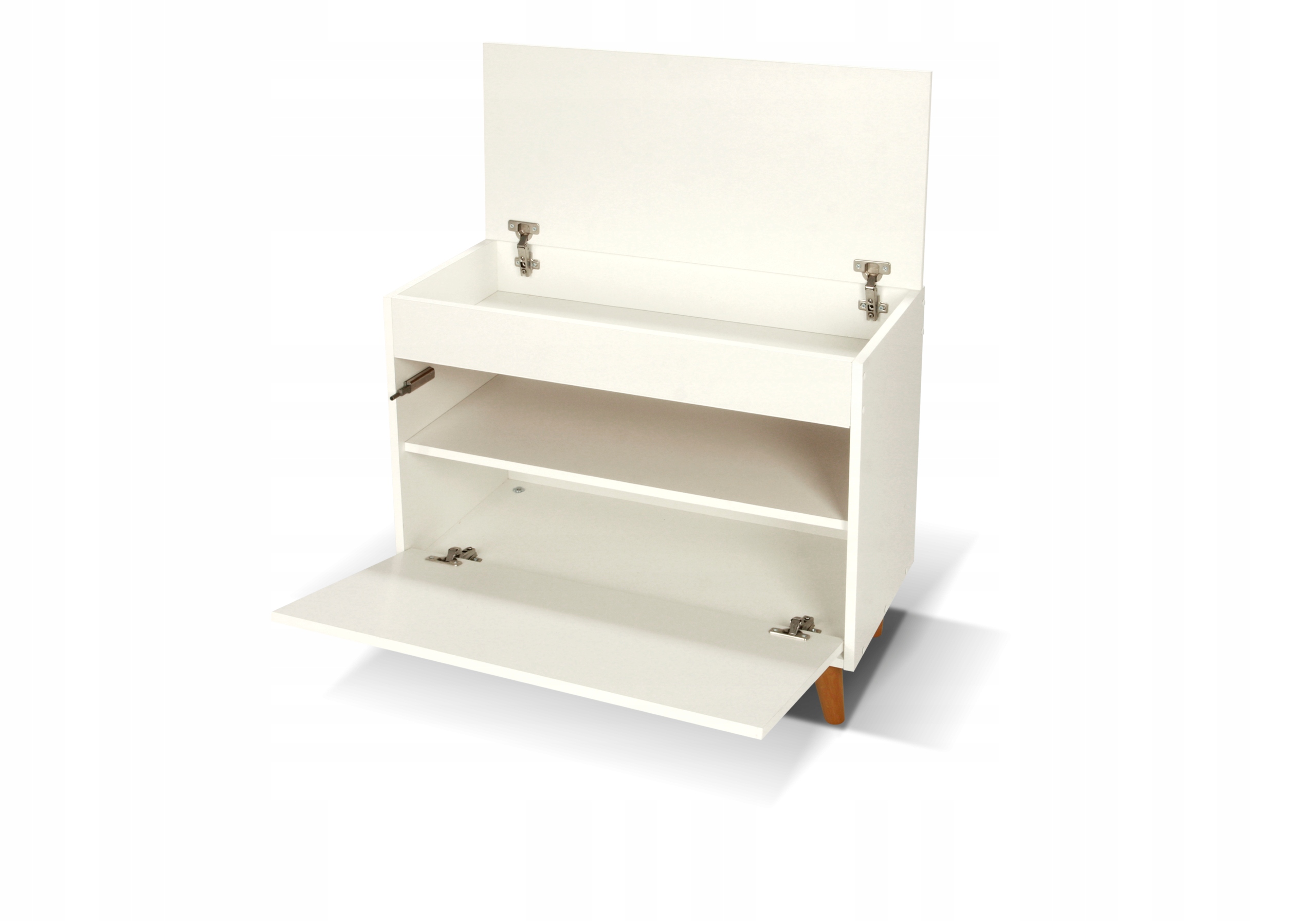 Scandi-Szafka Na Buty 60cm z Siedziskiem+SCHOWEK Marka inna