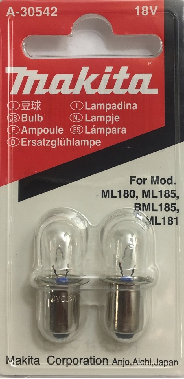 

Makita Żarówka 18V ML185 ML180 BML185 ML181