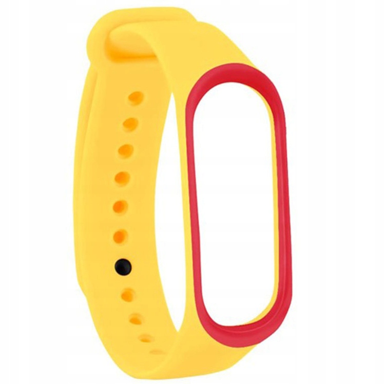 Xiaomi MI BAND3 opaska zamienna Żółto-czerwona