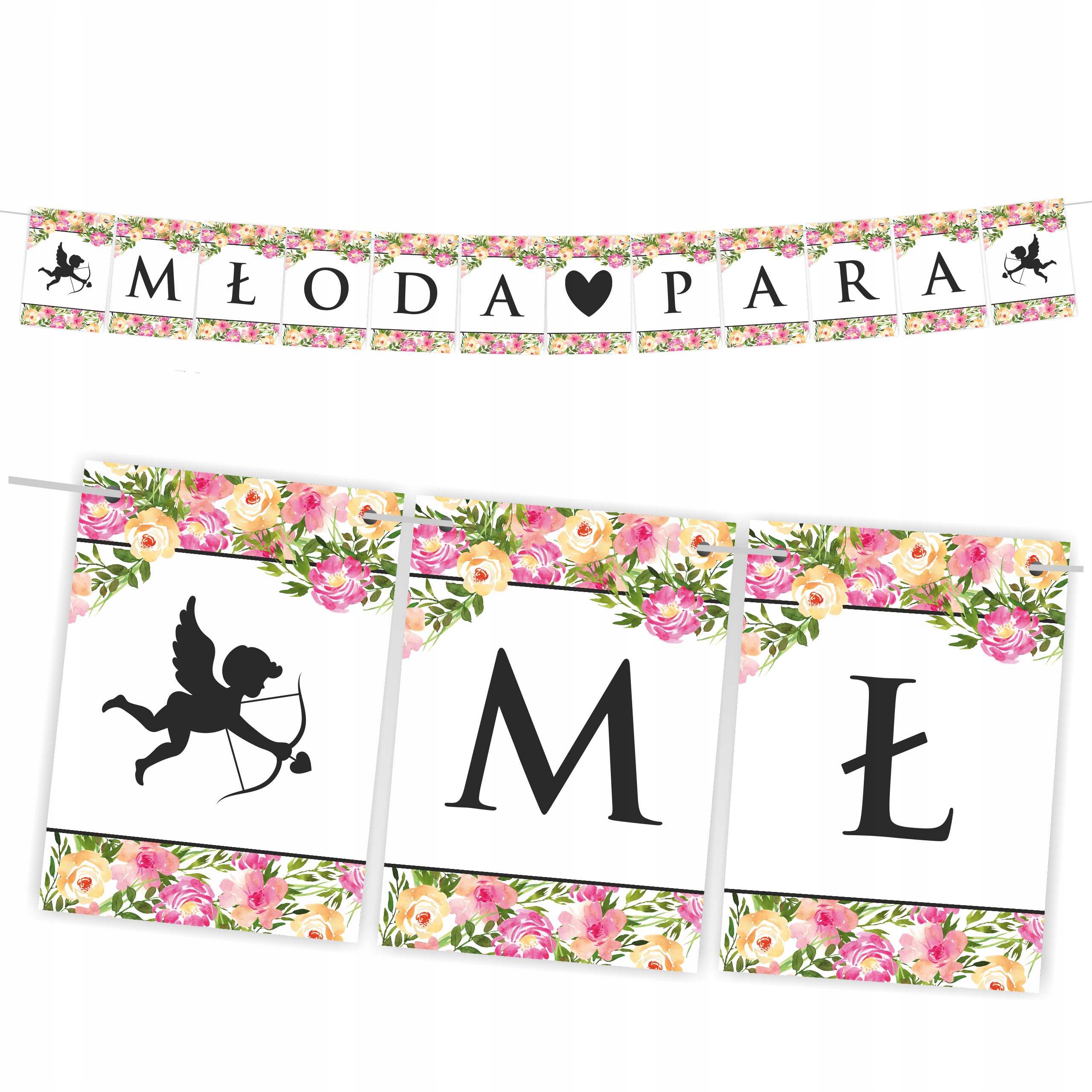 

Baner Weselny Girlanda Młoda Para A5 230cm 48szabl