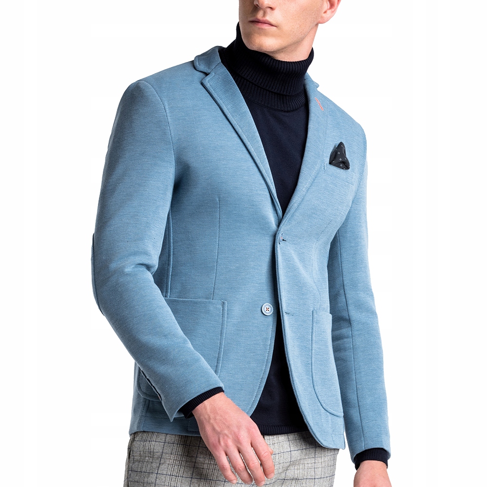 

Ombre Premium Marynarka męska M80 niebieska L