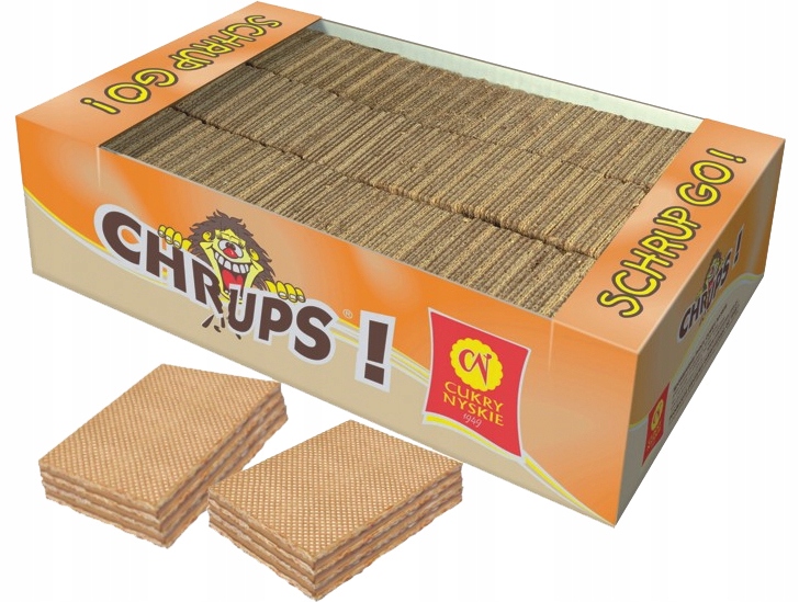 Wafle Chrups Kakaové Cukry Nyskie 2.5KG sušenky