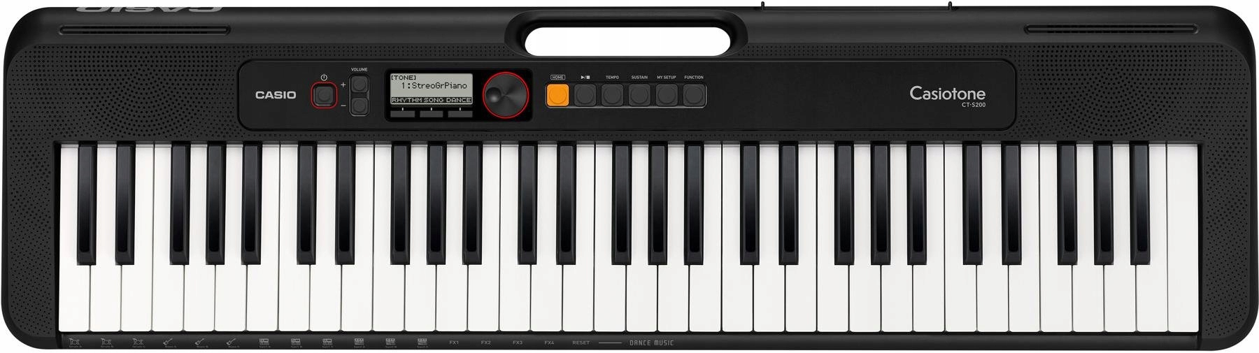 CASIO CT-S200 BK Keyboard + Statyw + Zasilacz Marka Casio