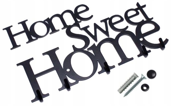 

Oryginalny Stalowy Wieszak Na Klucze Home Sweet