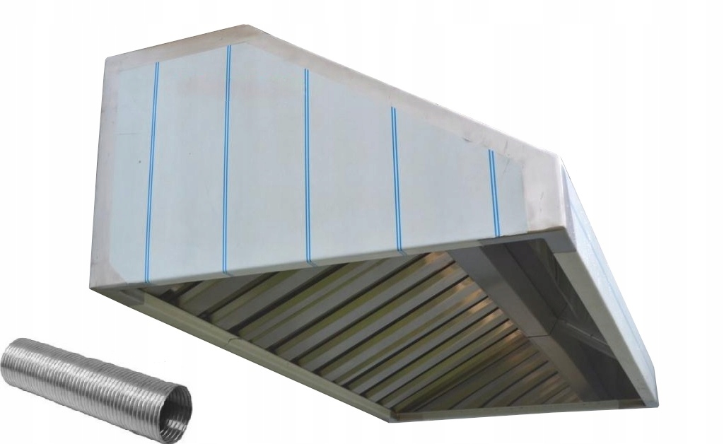 Okap Gastronomiczny 180x120x40 Filtry RURA Nowy