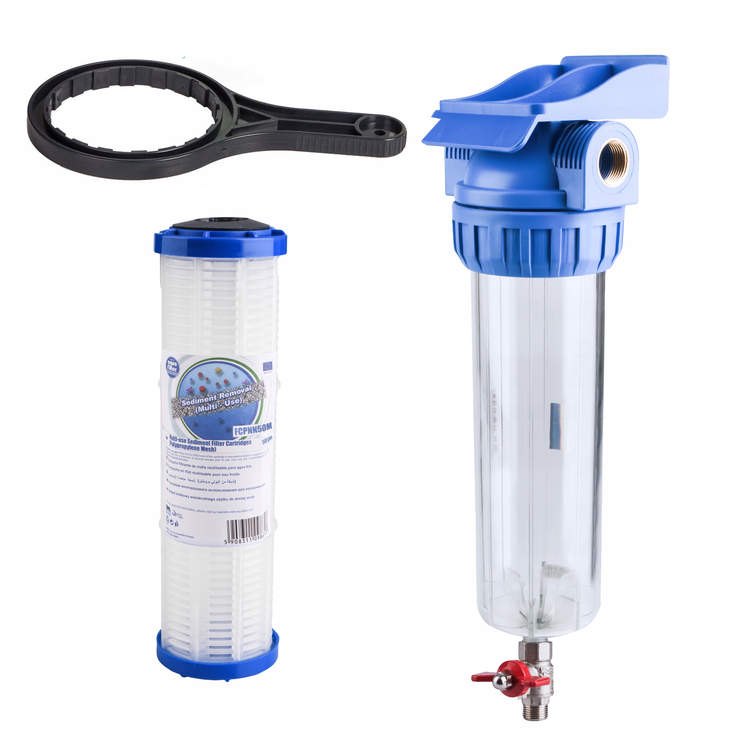 FHPR 3V FILTR WKŁA SIATKOWY SPUSTOWY 1"