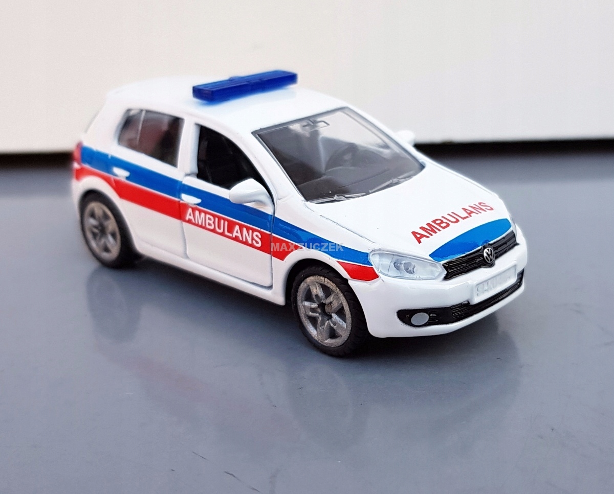 SIKU 1411 AMBULANS VW GOLF 2.0 TDI WERSJA PL Marka Siku