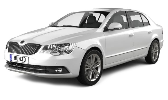 SRODKOWA KRATKA ZDERZAKA SKODA SUPERB 2 ORYGINAL Installation side Front
