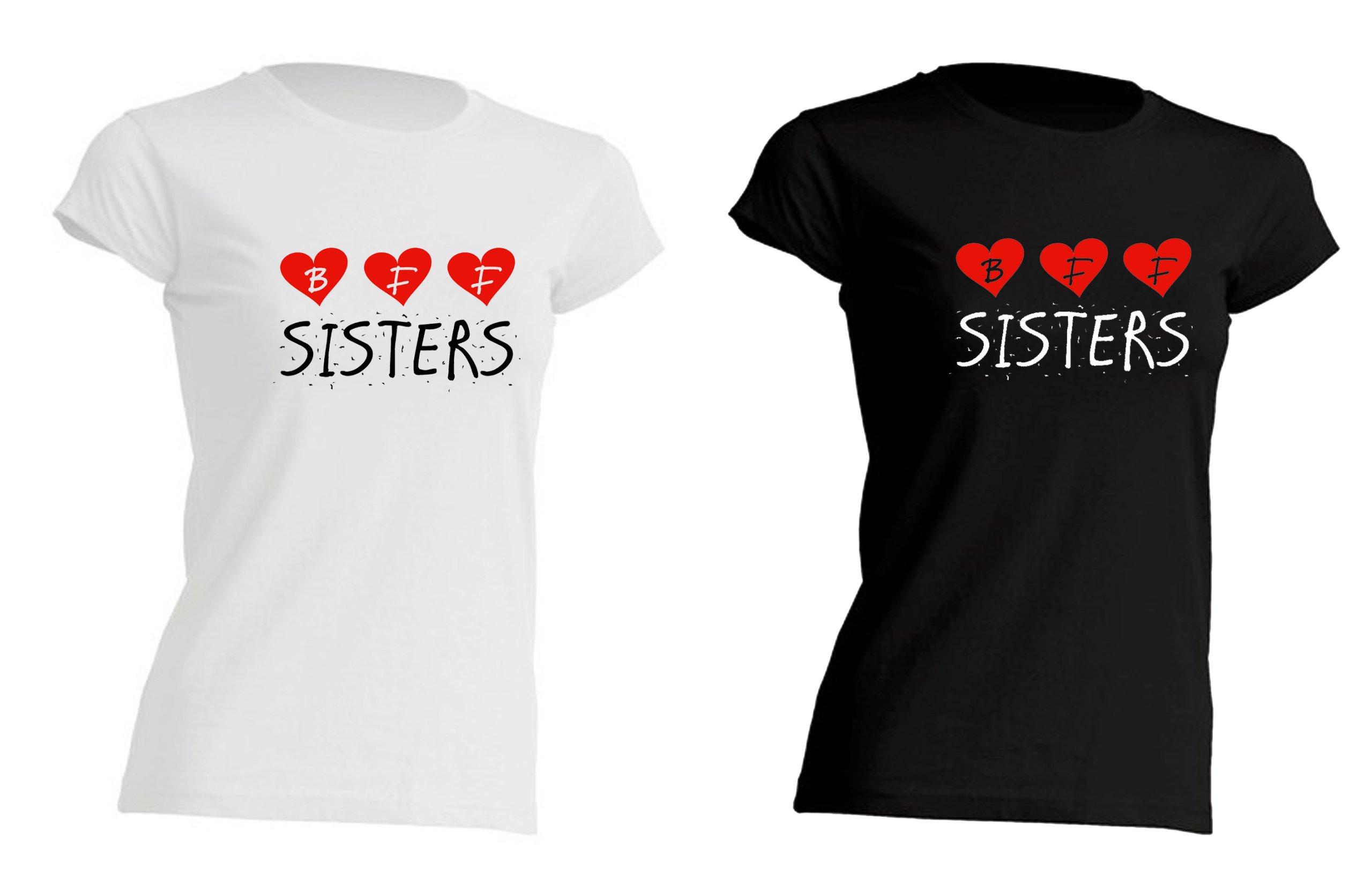

Zestaw 2 Koszulek Bff Sisters best friends forever
