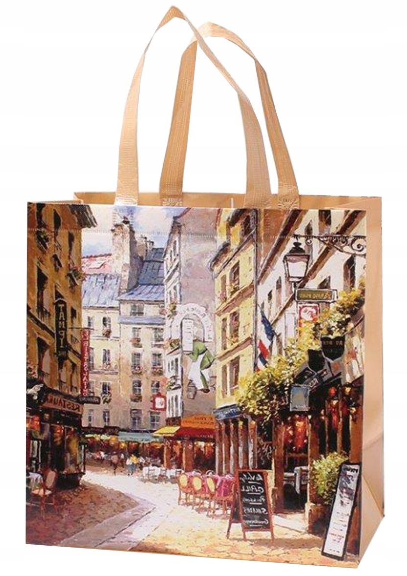 

Torba Zakupowa Wielorazowa Duża Mocna 32x34x17 cm