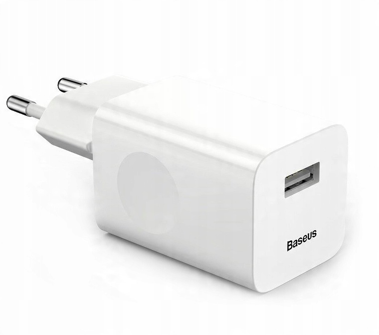 

Szybka Ładowarka Sieciowa Baseus Qc 3.0 Usb 3A 24W