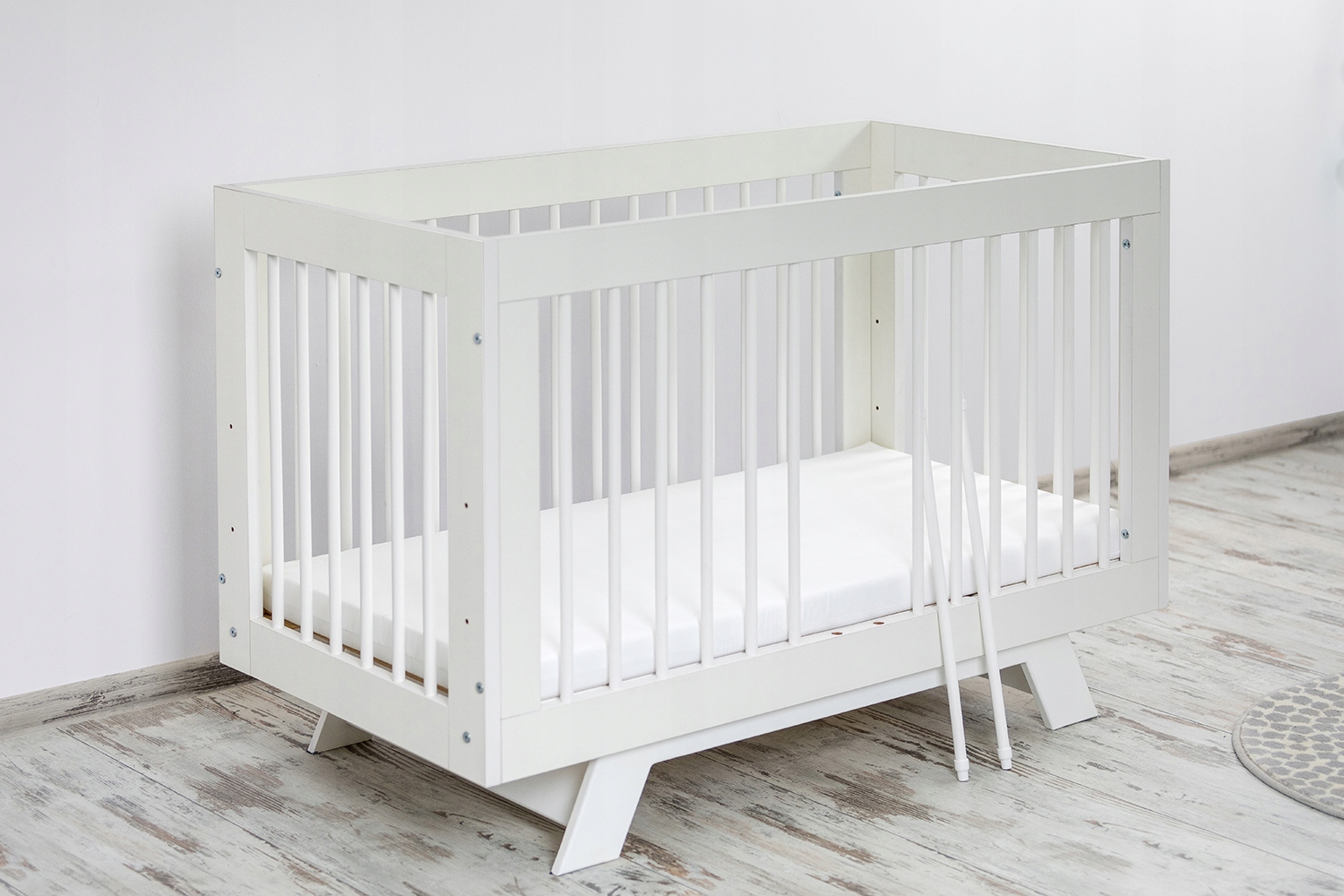 ŁÓŻECZKO dziecięce Laura +materac KOKOS- kolory Marka Baby-Raj