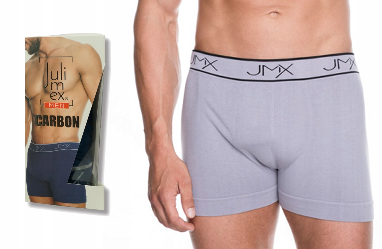 

Julimex Bokserki Carbon Szary rozmiar L
