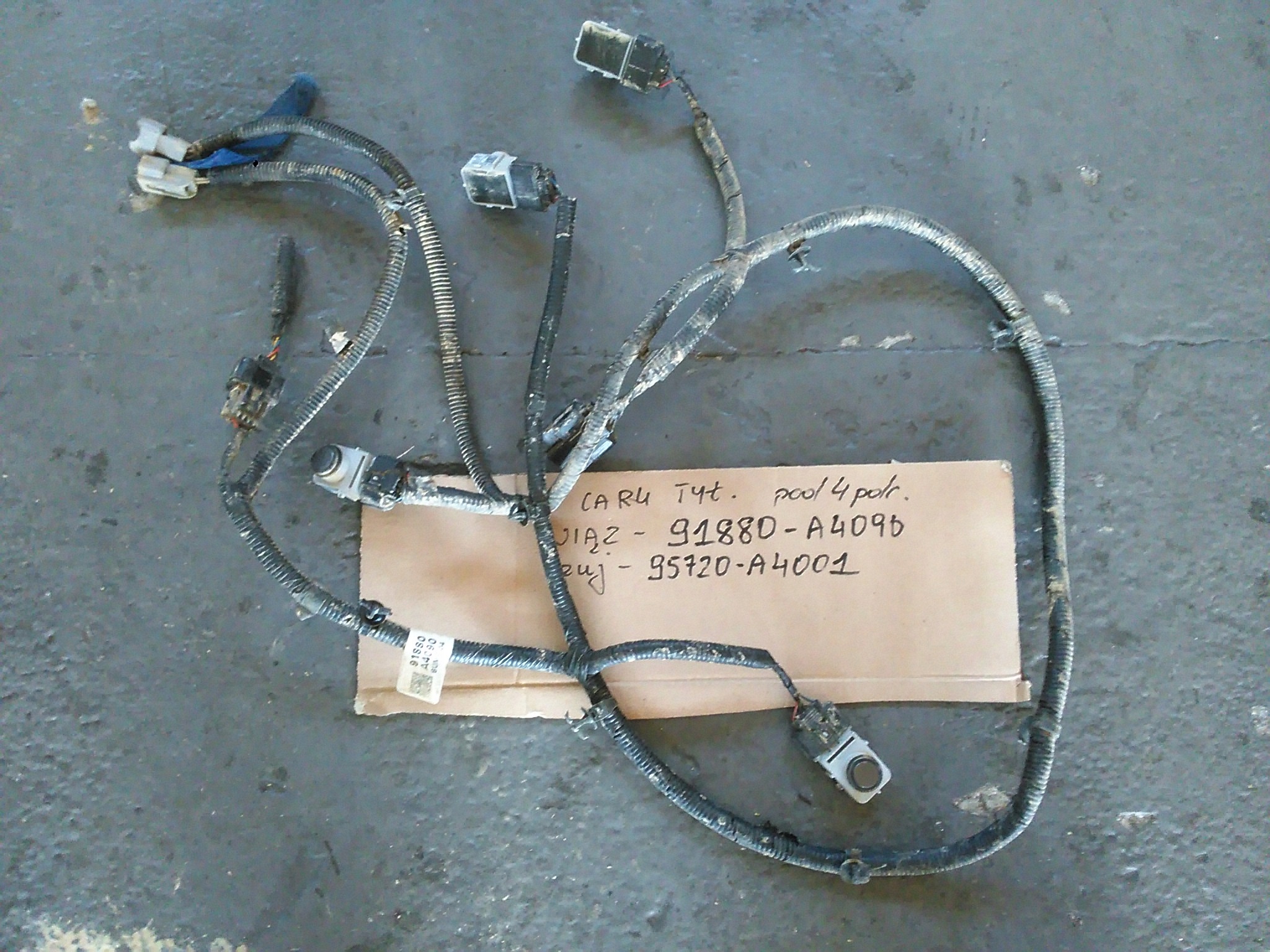 95720-A4001 - KIA CARENS IV 2013-17 PDC ДАТЧИК ПАРКОВКИ ЗАДНИЙ