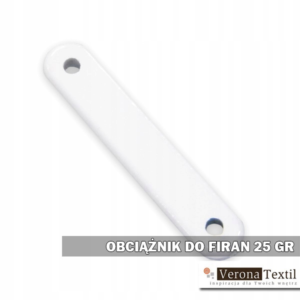 CIĘŻARKI OBCIĄŻNIKI DO FIRAN I ZASŁON 25 GR SZTABKI Marka inna