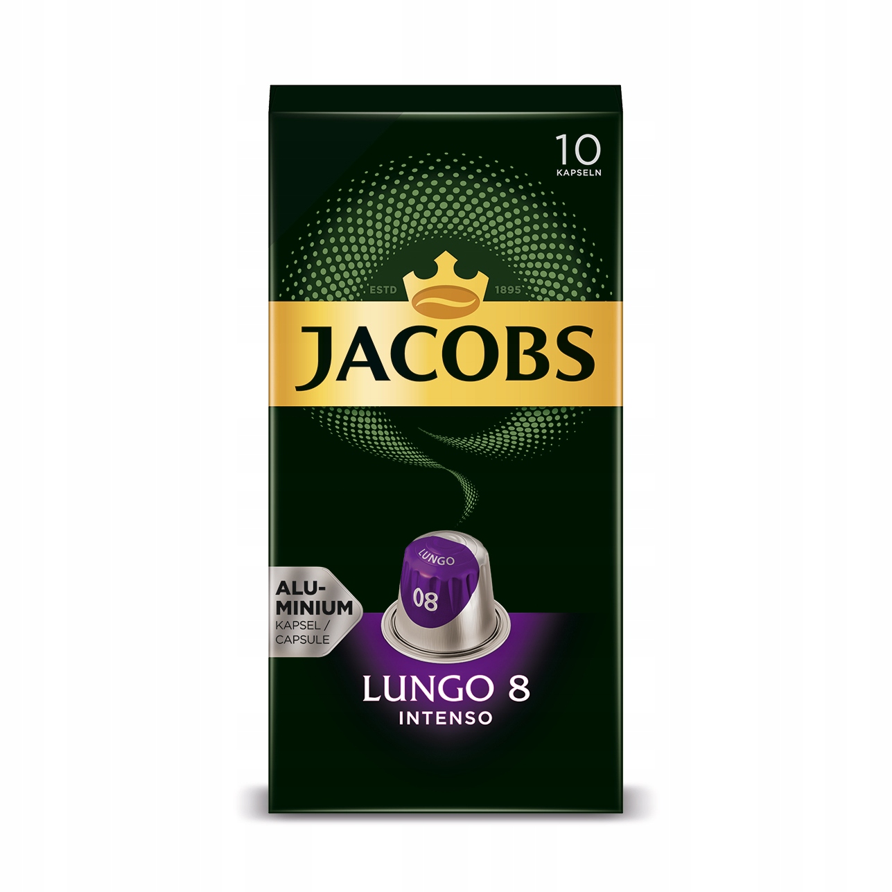 Levně Jacobs Lungo Intenso Káva v kapslích (10 kapslí)