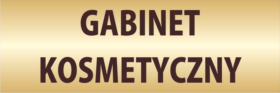 

Naklejka Informacyjna Gabinet Kosmetyczny