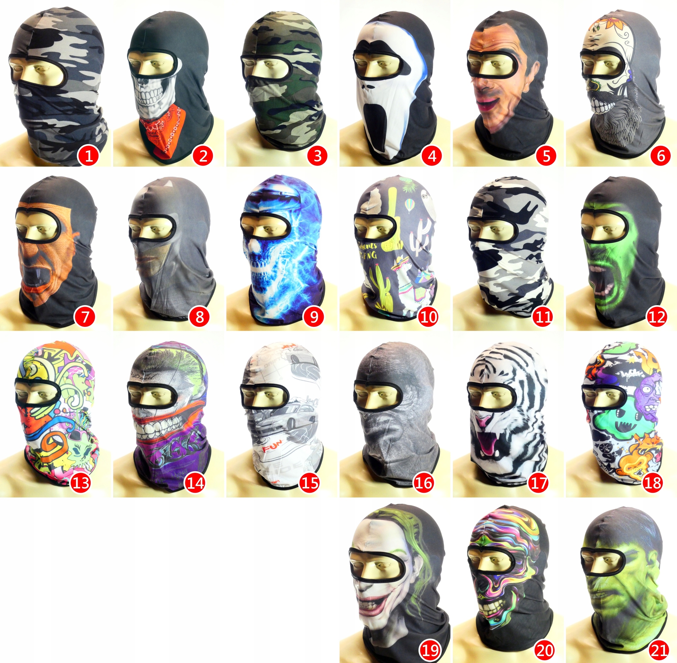 Kominiarka Maska termoaktywna FUN Auto 3D Drift Kod producenta 022