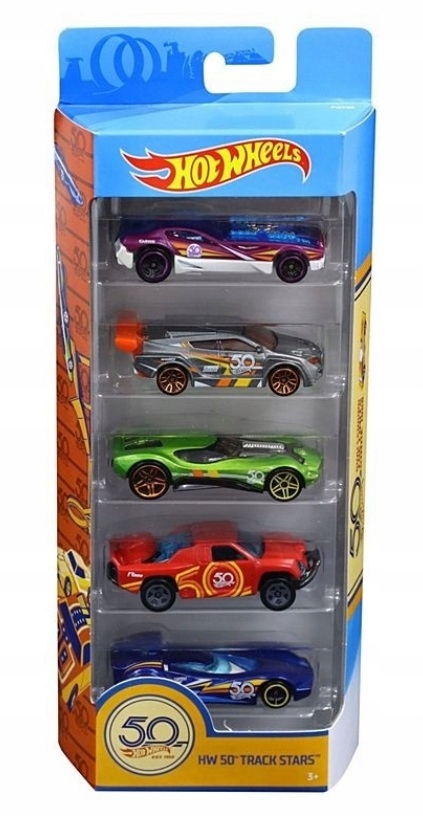 

6 Hot Wheels Pięciopak 5 Aut pack HW50 Track Stars