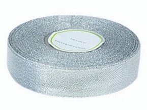 

Wstążka tasiemka Święta Brokatowa Srebrna 25mm 32m