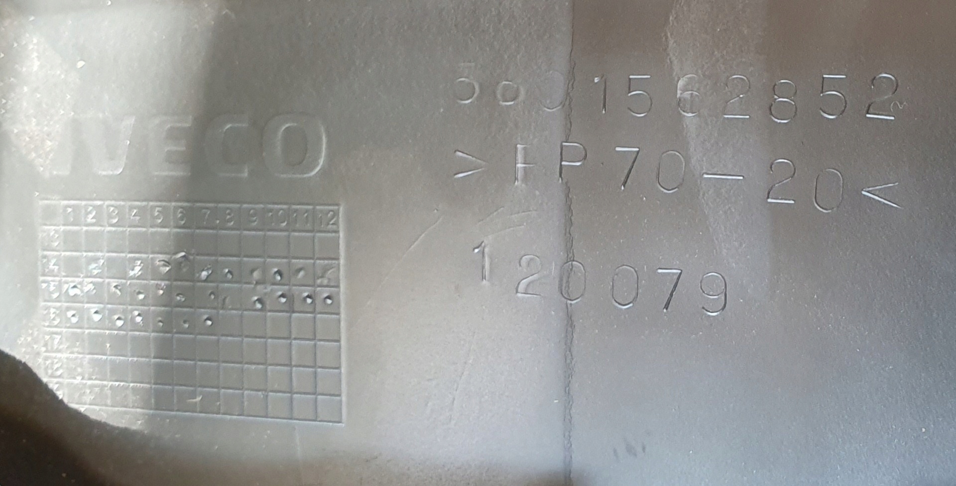 OBUDOWA FILTRA KABINY KABINOWEGO IVECO DAILY 2014 Installation side front