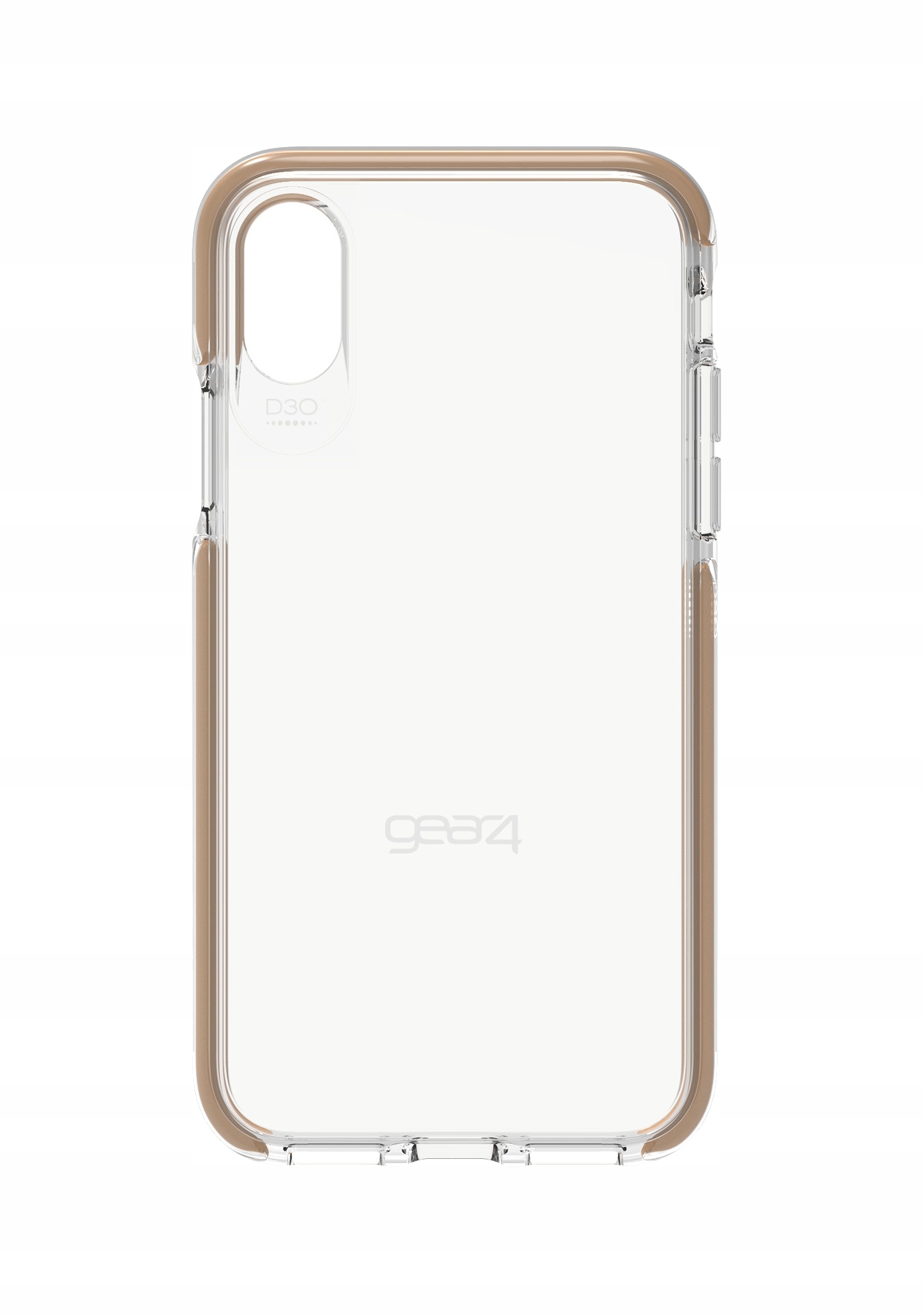 NOWY FUTERAŁ SILICON CASE IPHONE X Gear4 GOLD Producent GEAR4