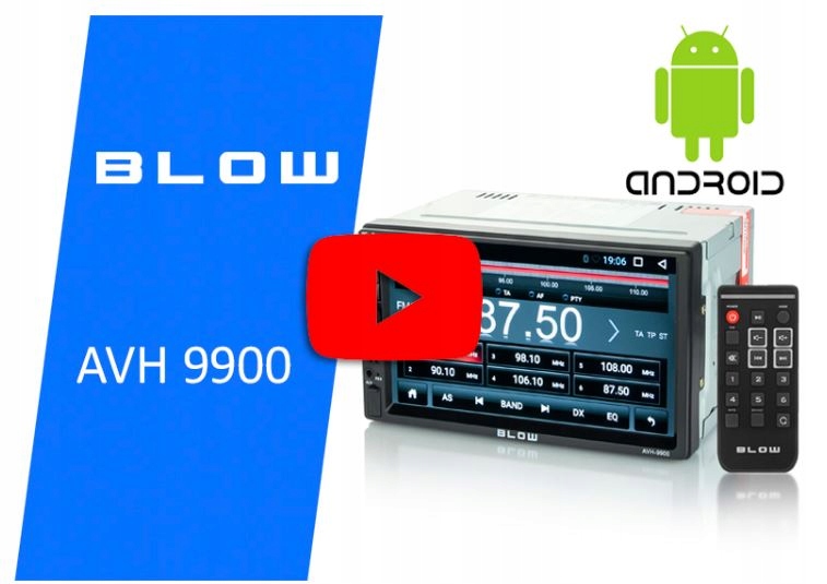 RADIO BLOW 2DIN AVH9900 GPS BT SD USB ANDROID WiFi Stan opakowania oryginalne