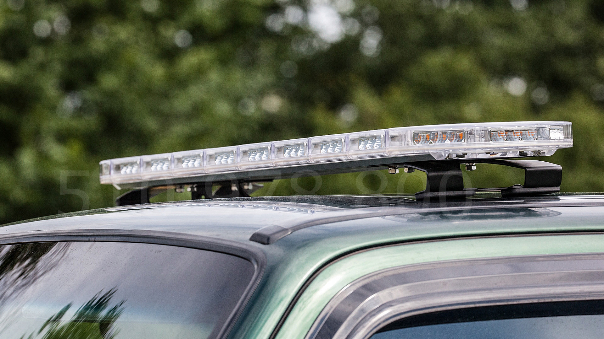 Pilot belka ostrzegawcza LED 120 cm + sterownik Kolor pomarańczowy