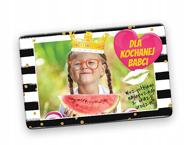 

Foto-magnes ze zdjęciem Dzień Babci Dziadka 10x15