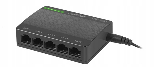 

Lanberg Switch DSP1-1005 5-Port 1GB/S Desktop