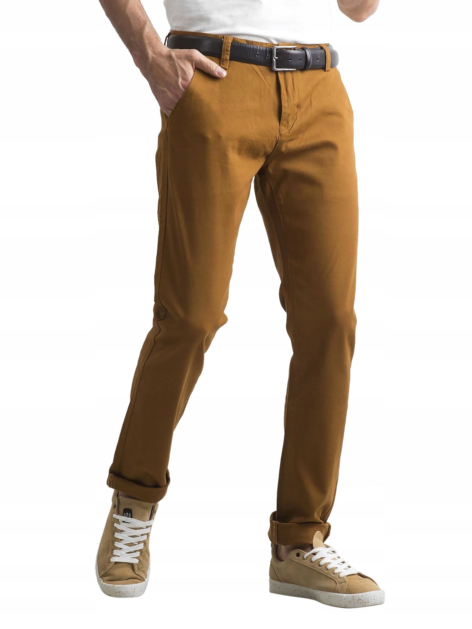 

Spodnie Męskie Chinosy Chino Materiałowe Casual 29