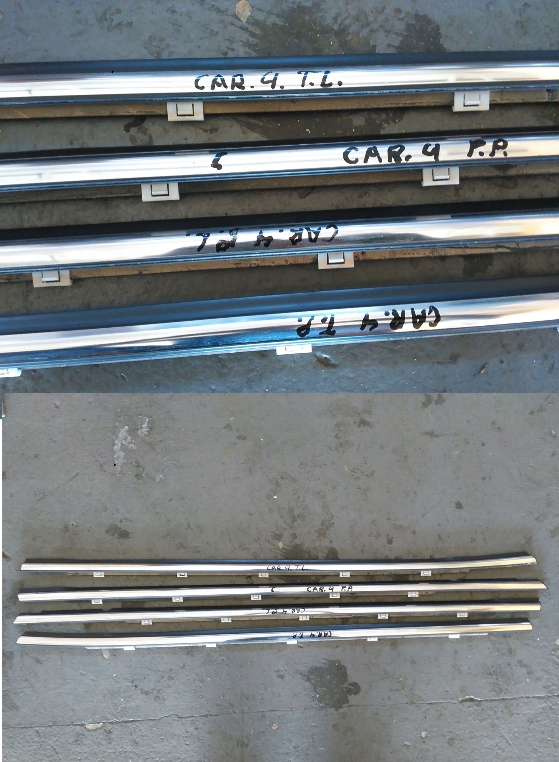 KIA CARENS IV 2013-ХРОМИРОВАННАЯ НАКЛАДКА НА ДВЕРЬ