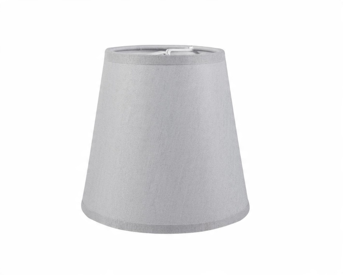 

Abażur Klosz Do Lamp Szary Tkanina 8x12x11 Polski