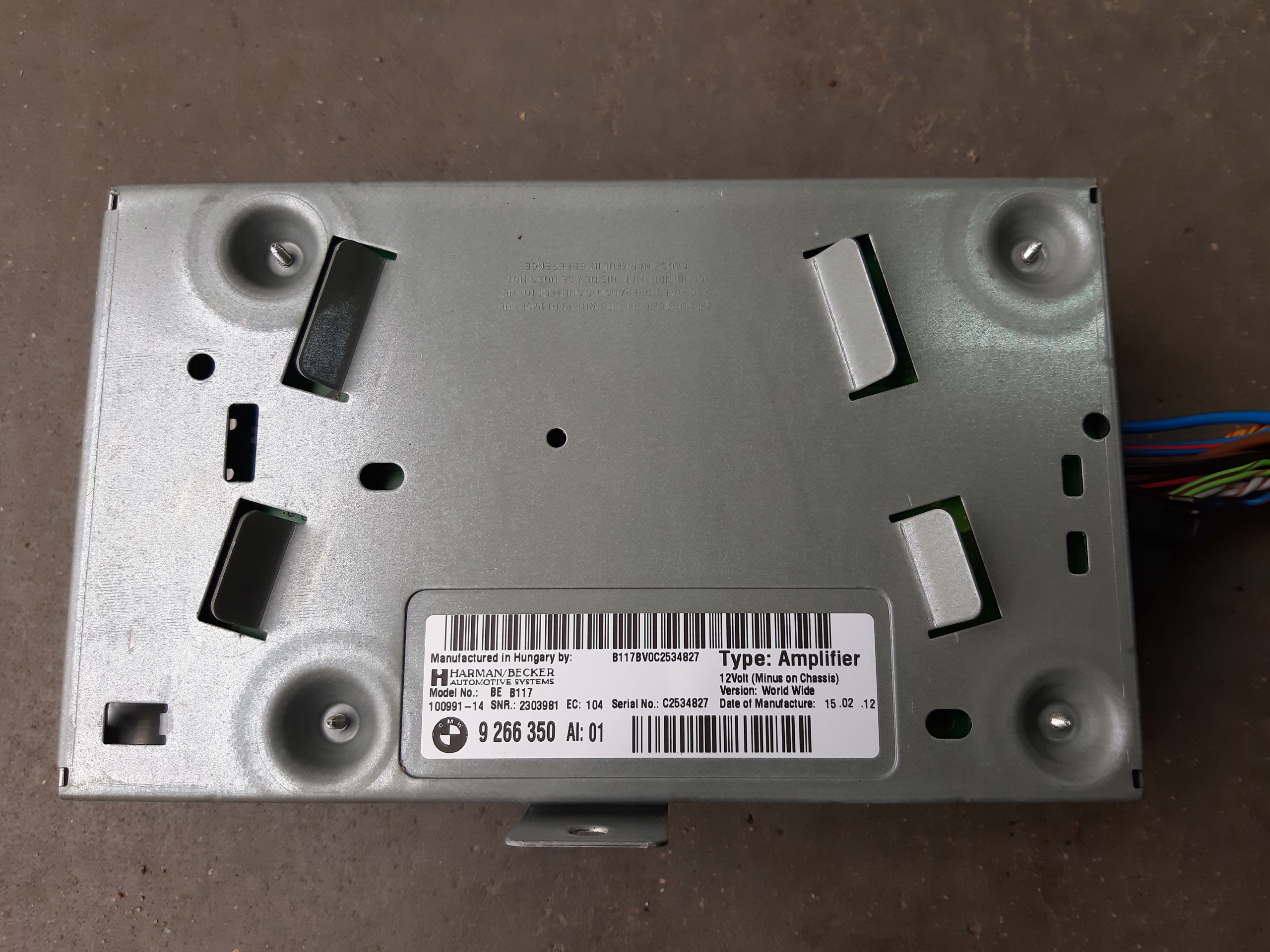 WZMACNIACZ HIFI 9266350 BMW 7 F01 F02 Marka inna