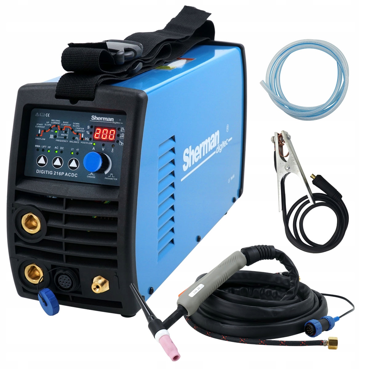 Spawarka do aluminium TIG 200 AC/DC z Pulsem 230V