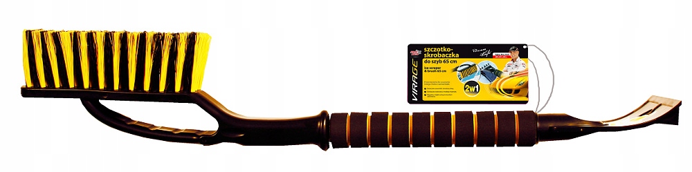 SZCZOTKO SKROBACZKA DO LODU I ŚNIEGU 65cm