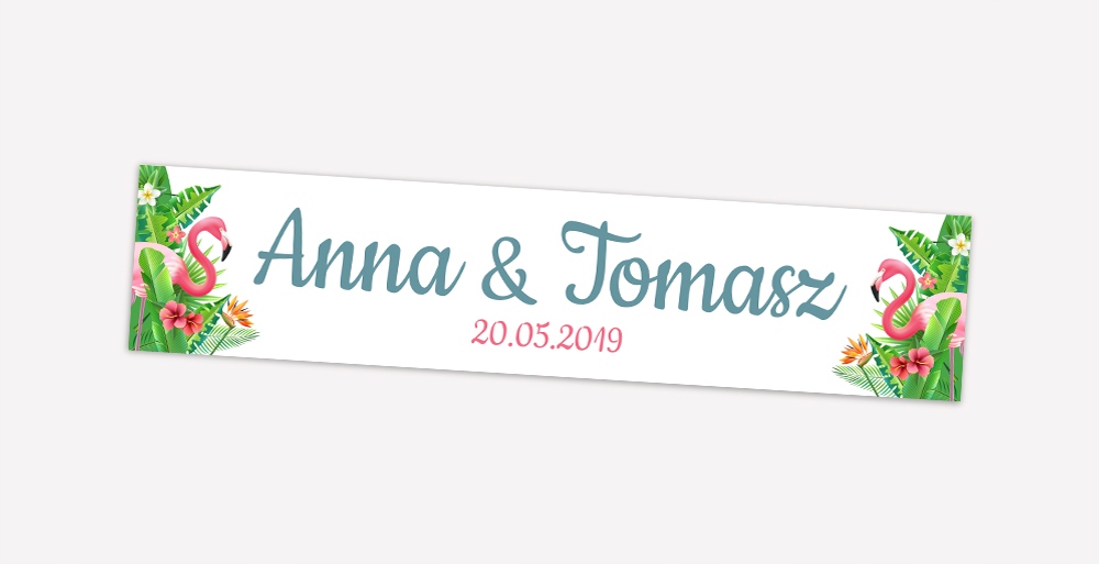 

Tablice samochodowe Ślubne personalizowane Na Auto