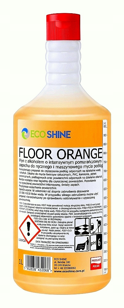 

Eco Shine Floor Orange płyn do mycia podłóg 1L