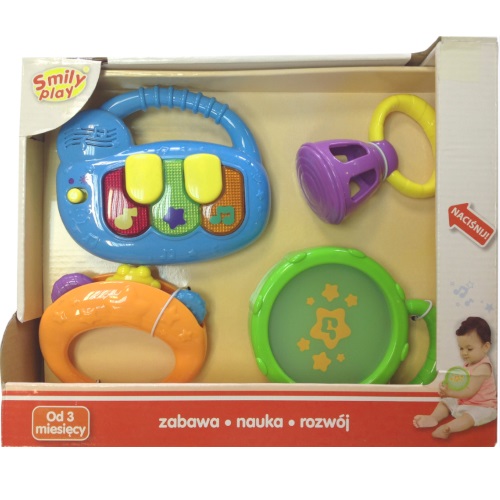 SMILY PLAY ZESTAW INSTRUMENTÓW-GRZECHOTEK PIANINO