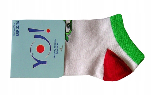 

Yo! skarpetki bawełniane Stopki * 14/16 cm * 26-28